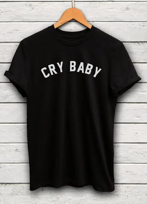 CRY BABY T-Shirt Funny Tumblr t shirt Women tumblr graphic Men Tops Fashion Clothing Summer Style Outfits tshirt tees
CRY BABY T-Shirt Funny Tumblr t shirt Women tumblr graphic Men Tops Fashion Clothing Summer Style Outfits tshirt tees