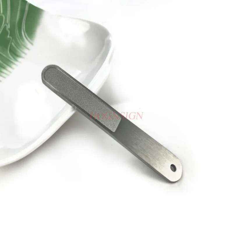 

Professional Stainless Steel Nail File Buffer Grinding Polishing Nail Manicure Pedicure Scrub Nail High Quality Arts Tools Sale