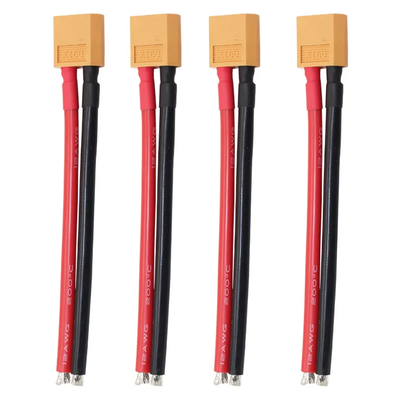 50 Pcs /Lot XT60 male Connector in 12AWG Soft Silicone Wire Cable for RC Lipo Battery
50 Pcs /Lot XT60 male Connector in 12AWG Soft Silicone Wire Cable for RC Lipo Battery