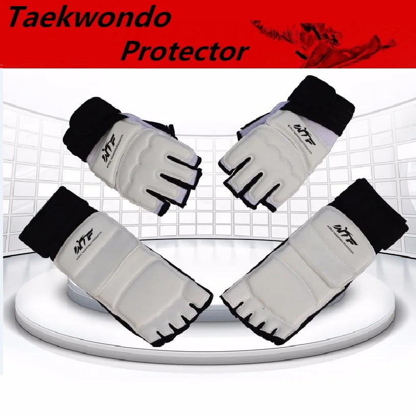 

Перчатка для тхэквондо Боевая рука протектор для рук WTF одобренный боевые искусства Спорт рука гвардии боксерские перчатки ручной защитный...