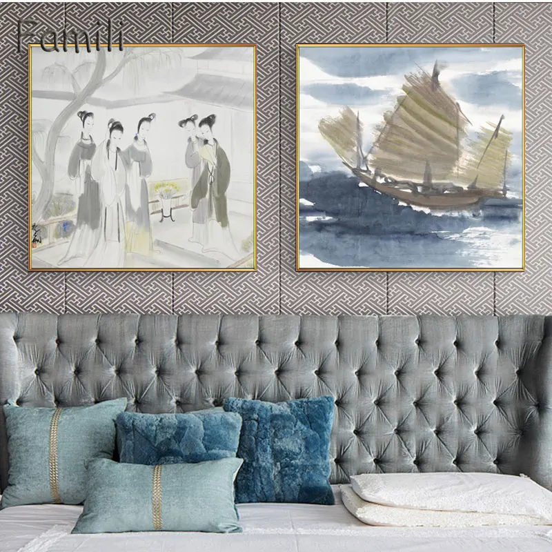 Lin Fengmian Bridge Modern Abstract Black White Chinese Ink Canvas Paintings Landscape Poster Prints Living Room Wall Art Gifts
Lin Fengmian Bridge Modern Abstract Black White Chinese Ink Canvas Paintings Landscape Poster Prints Living Room Wall Art Gifts