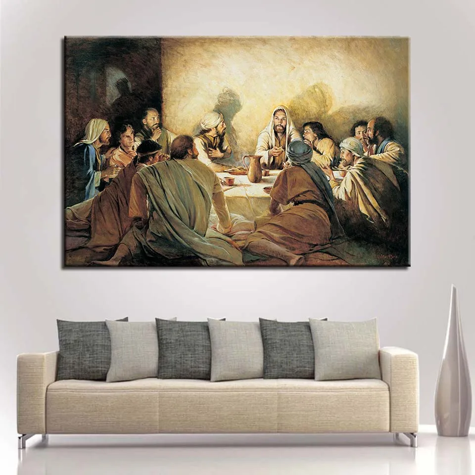 Canvas HD Printed Jesus Abstract Paintings Wall Art Posters Home Decor 1 Piece Last Supper Pictures For Living Room Framework
Canvas HD Printed Jesus Abstract Paintings Wall Art Posters Home Decor 1 Piece Last Supper Pictures For Living Room Framework