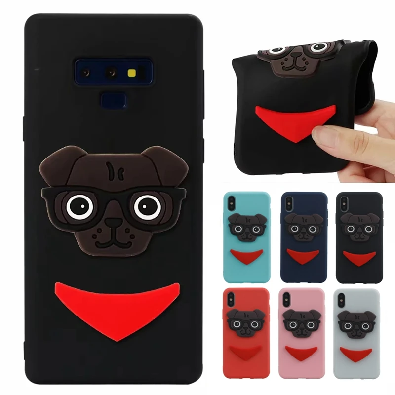 3D Cartoon Puppy Case For iPhone XS Max XR 8 7 6 6s Plus Xiaomi Redmi A2 Lite S2 4X 4A Note 5A Cute Soft Silicone Phone Cover | Мобильные