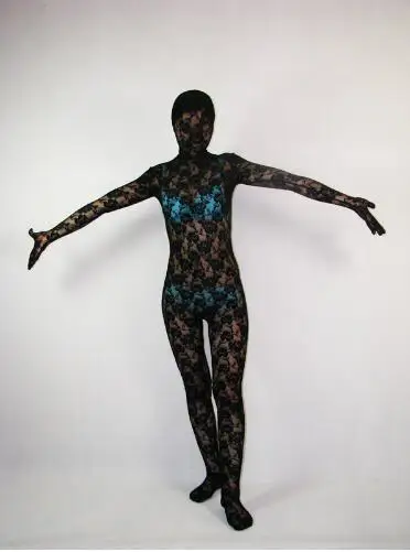 Hot Sale Unisex Blue Lace Zentai Sexy Trasparent Full Bodysuit Tight Second Skin Costume
Hot Sale Unisex Blue Lace Zentai Sexy Trasparent Full Bodysuit Tight Second Skin Costume