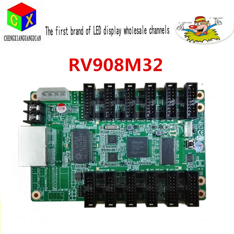 Free shipping wholesale RV908M32 RGB full color led display synchronous controller / receiver card Linsn
Free shipping wholesale RV908M32 RGB full color led display synchronous controller / receiver card Linsn