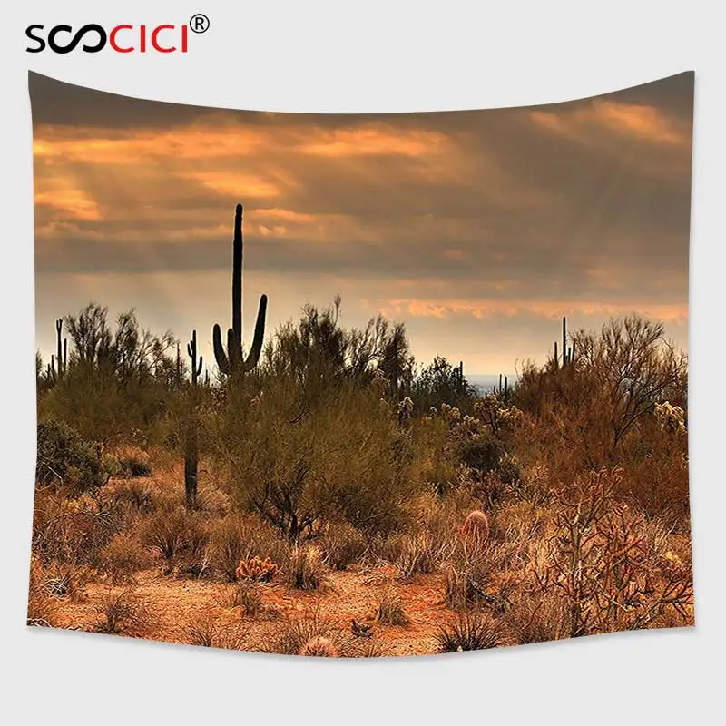 Настенный Гобелен Cutom, драматический Темный вид пустыни Saguaro, приближается к западной Аризоне
Настенный Гобелен Cutom, драматический Темный вид пустыни Saguaro, приближается к западной Аризоне