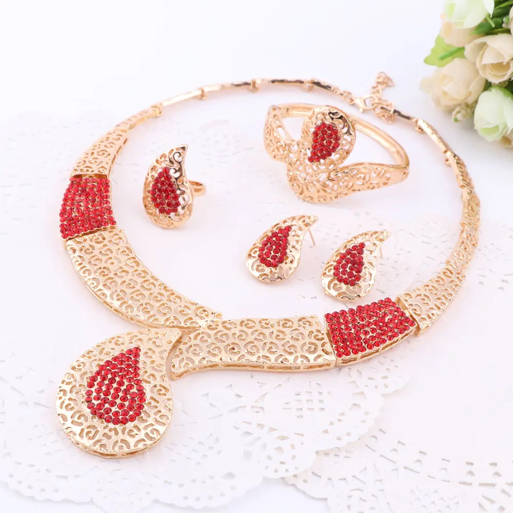 Boho crystal jewelry sets women Trendy necklace for party wedding with earrings statement necklace Hot sale 2017
Boho crystal jewelry sets women Trendy necklace for party wedding with earrings statement necklace Hot sale 2017