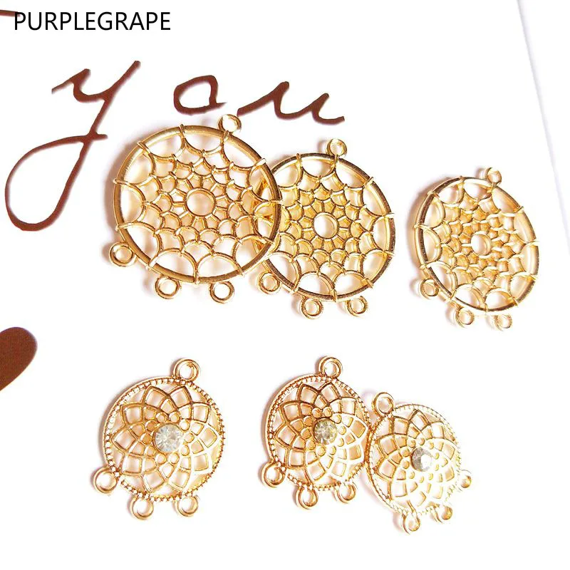 PURPLEGRAPE Minimalist Metal Zircon Earrings Connector DIY Handmade Jewelry Accessories 4pcs
PURPLEGRAPE Minimalist Metal Zircon Earrings Connector DIY Handmade Jewelry Accessories 4pcs