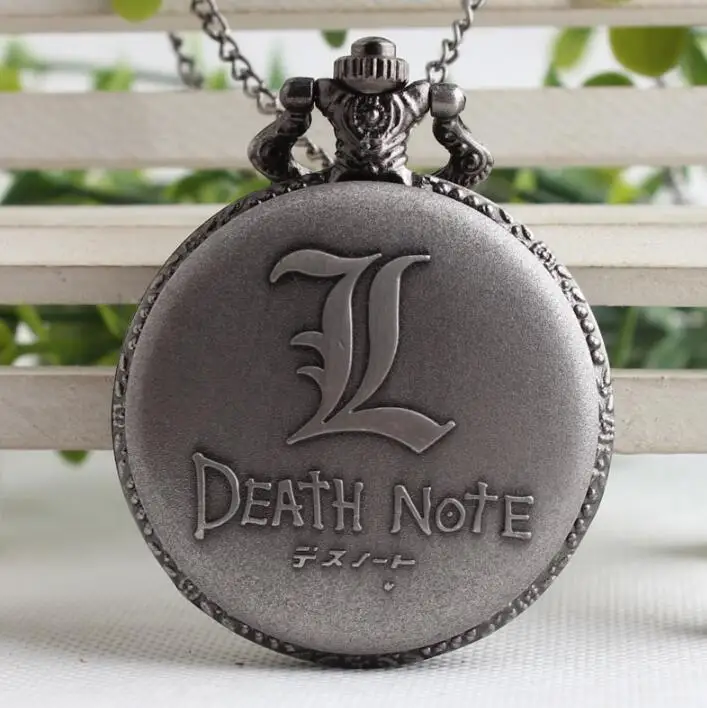 Death Note Theme Pocket Watches with Necklace Chain Cool Skull Watch Cosplay Gifts for Boys Children Kids Birthday Gift
Death Note Theme Pocket Watches with Necklace Chain Cool Skull Watch Cosplay Gifts for Boys Children Kids Birthday Gift