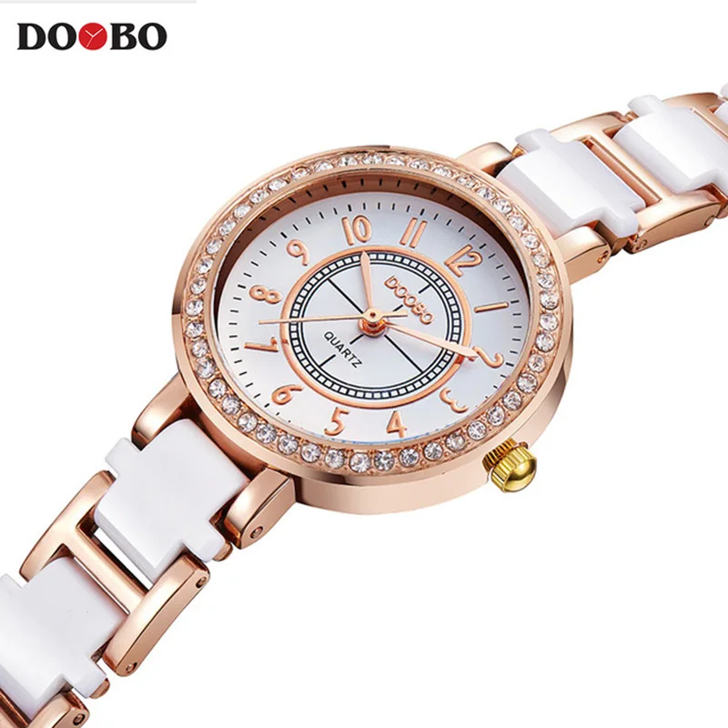 Известный бренд DOOBO топовый роскошные часы женские маленькие кварцевые модные с