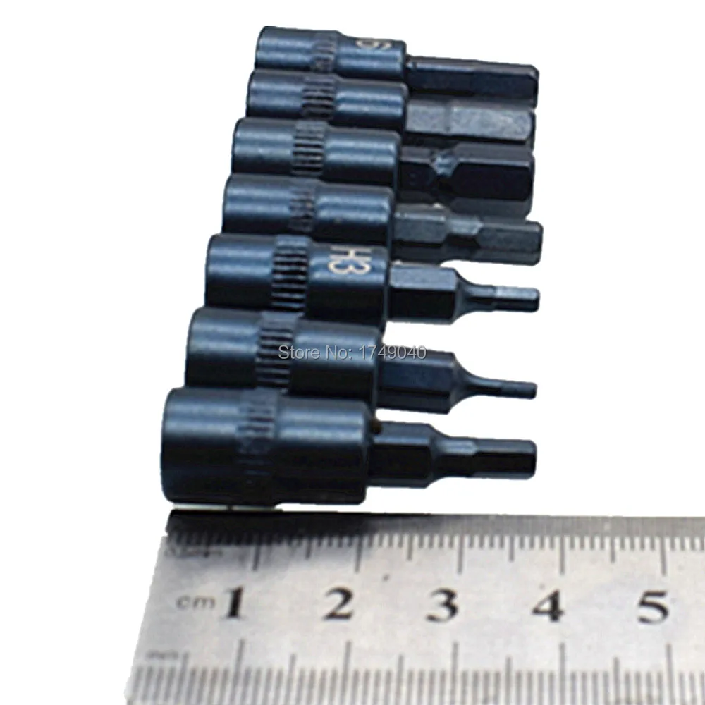 1/4" Square Drive Hex Bit Socket Set 7 Piece Hex Screwdriver Bit Sockets Adapter Tool Allen Key Socket Bits H2 H3 H4 H5 H6 H7 H8
1/4" Square Drive Hex Bit Socket Set 7 Piece Hex Screwdriver Bit Sockets Adapter Tool Allen Key Socket Bits H2 H3 H4 H5 H6 H7 H8