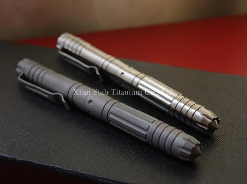 Titanium TC4 EDC 138mm Long Tactical Self Defense Gel Roller Pen High Quality Glossy / Matte Surface Finishing for Option
Titanium TC4 EDC 138mm Long Tactical Self Defense Gel Roller Pen High Quality Glossy / Matte Surface Finishing for Option