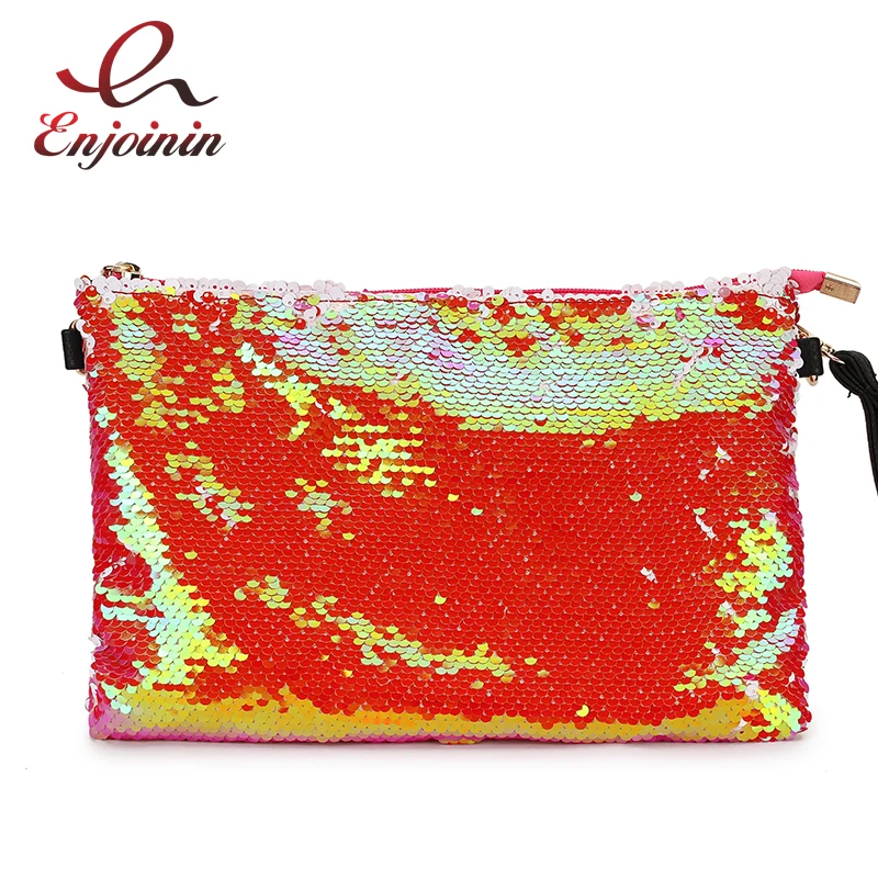 Dazzling Fashion Gradient Color Sequins Women Casual Clutch Bag Shoulder Bag Crossbody Bag Female Envelope Bag Handbag Totes
Dazzling Fashion Gradient Color Sequins Women Casual Clutch Bag Shoulder Bag Crossbody Bag Female Envelope Bag Handbag Totes