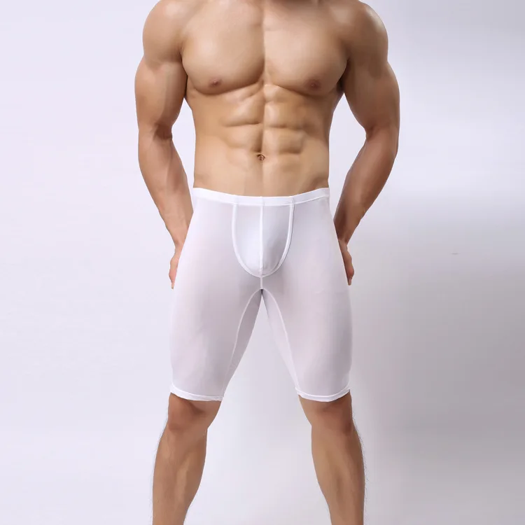 Sexy Underwear Men Boxers Shorts Brand Thin Long Leg Pants Man Solid Soft U Convex Pouch Underpants calzoncillo Masculine S-XL
Sexy Underwear Men Boxers Shorts Brand Thin Long Leg Pants Man Solid Soft U Convex Pouch Underpants calzoncillo Masculine S-XL