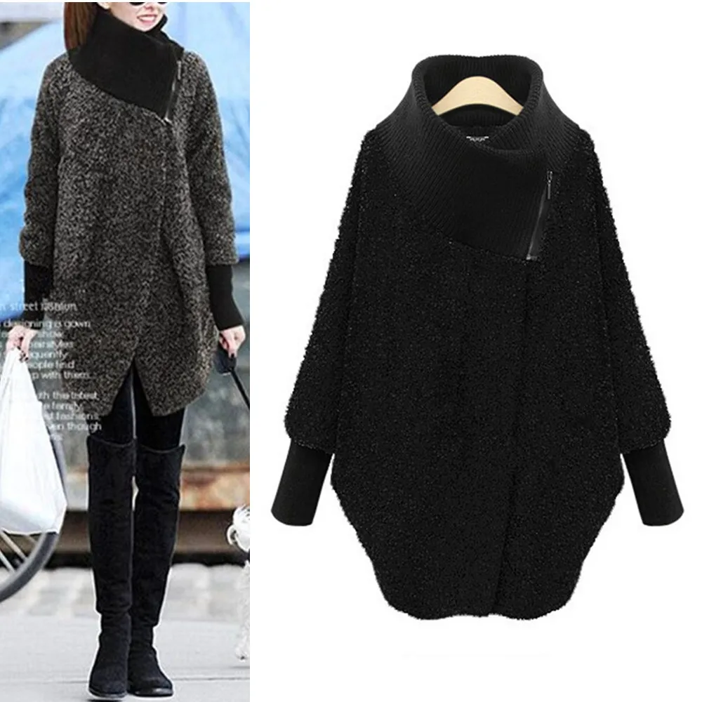Hodisytian Winter New Fashion Women Jackets Casual Loose Wool Blends Long Ladies Coat Outerwear For Woman Side Zipper Plus Size
Hodisytian Winter New Fashion Women Jackets Casual Loose Wool Blends Long Ladies Coat Outerwear For Woman Side Zipper Plus Size