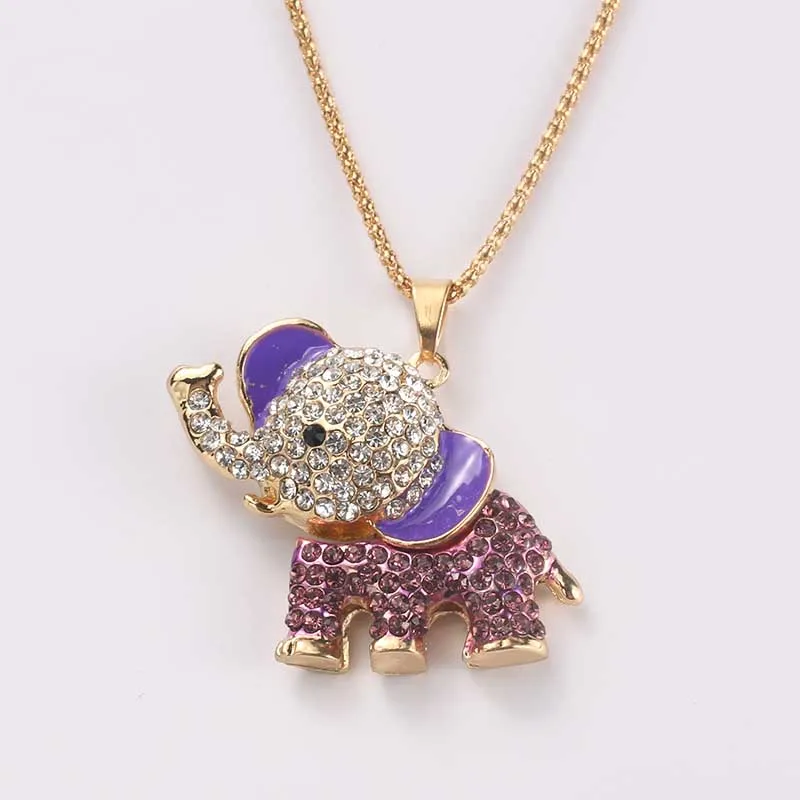 Hot Lucky Pink Elephant Rhinestone Zircon Sweater Chain Long Chain Animal Pendant Necklace Jewelry
Hot Lucky Pink Elephant Rhinestone Zircon Sweater Chain Long Chain Animal Pendant Necklace Jewelry
