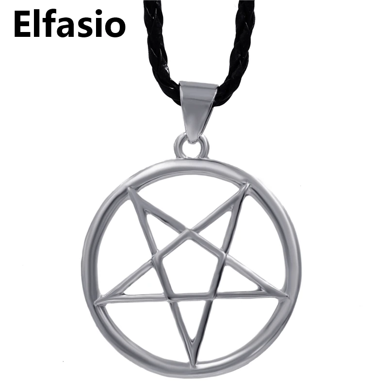 Mens Womens Pewter Pendant Necklace Inverted Pentacle Pentagram Star Silver New Fashion Jewelry LP297
Mens Womens Pewter Pendant Necklace Inverted Pentacle Pentagram Star Silver New Fashion Jewelry LP297