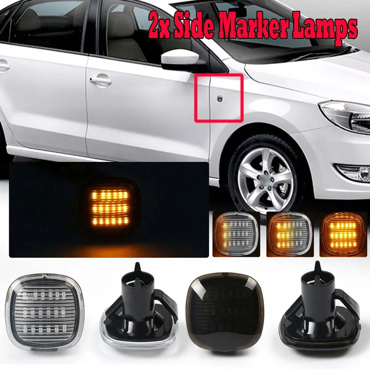 2pcs Flowing LED Side Marker Lights Dynamic Side Repeater Lamp 12V Turn Signal Light Panel Lamp for AUDI A3 A4 A8 for Octavia
2pcs Flowing LED Side Marker Lights Dynamic Side Repeater Lamp 12V Turn Signal Light Panel Lamp for AUDI A3 A4 A8 for Octavia