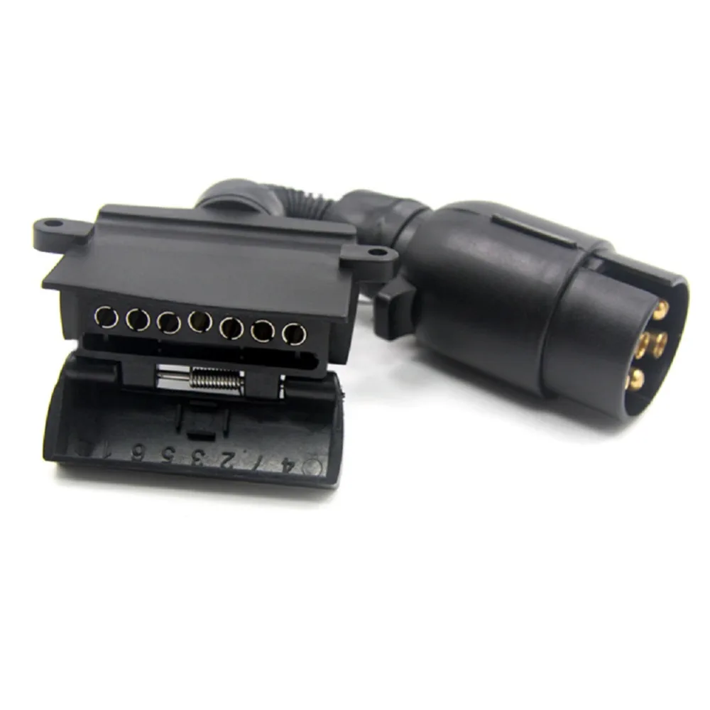 TIROL T21579d 7 Pin Plug Connector Trailer Boat Truck Car Adaptor 7 Pin Flat Socket to 7 Pin Large Round Plug
TIROL T21579d 7 Pin Plug Connector Trailer Boat Truck Car Adaptor 7 Pin Flat Socket to 7 Pin Large Round Plug