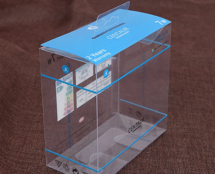 UV CMYK Печатные прозрачные упаковочные коробки для пищевых продуктов фабричная