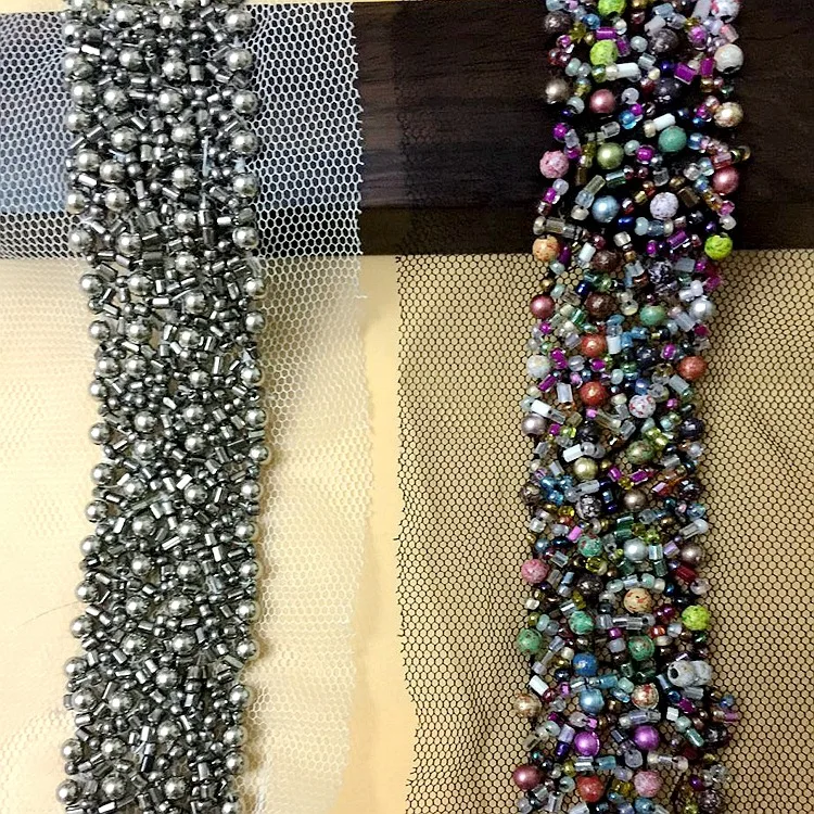 2yard DIY Handmade Pearl Beaded Lace Mesh Fabric Paillette Lace Braid Trims Ribbon Applique For Sewing Wedding Dress Accessories
2yard DIY Handmade Pearl Beaded Lace Mesh Fabric Paillette Lace Braid Trims Ribbon Applique For Sewing Wedding Dress Accessories