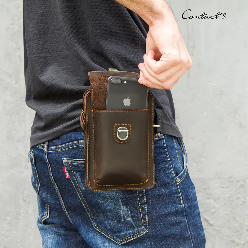 Johnature 2021 New Crazy Horse Leather Vintage Solid Zipper Flap Pocket Shoulder & Crossbody Bags Multifunction Men Waist Pack
Johnature 2021 New Crazy Horse Leather Vintage Solid Zipper Flap Pocket Shoulder & Crossbody Bags Multifunction Men Waist Pack
