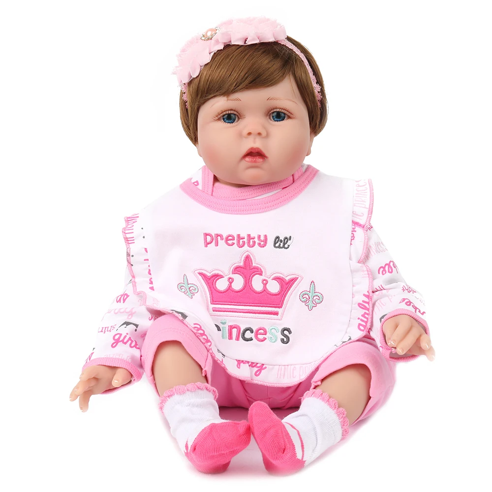 22 inch Silicone Reborn Baby Dolls Alive Lifelike Real Dolls Realistic Menina Babies Bebe Girl Toys Birthday Gift l.o.l NPKDOLL
22 inch Silicone Reborn Baby Dolls Alive Lifelike Real Dolls Realistic Menina Babies Bebe Girl Toys Birthday Gift l.o.l NPKDOLL