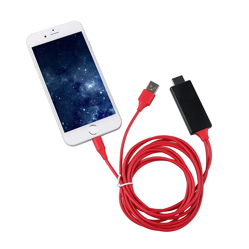 HD 1080P 8 контактный кабель HDMI аудио видео адаптер зарядный 1 м USB для IOS HDTV TV цифровой
