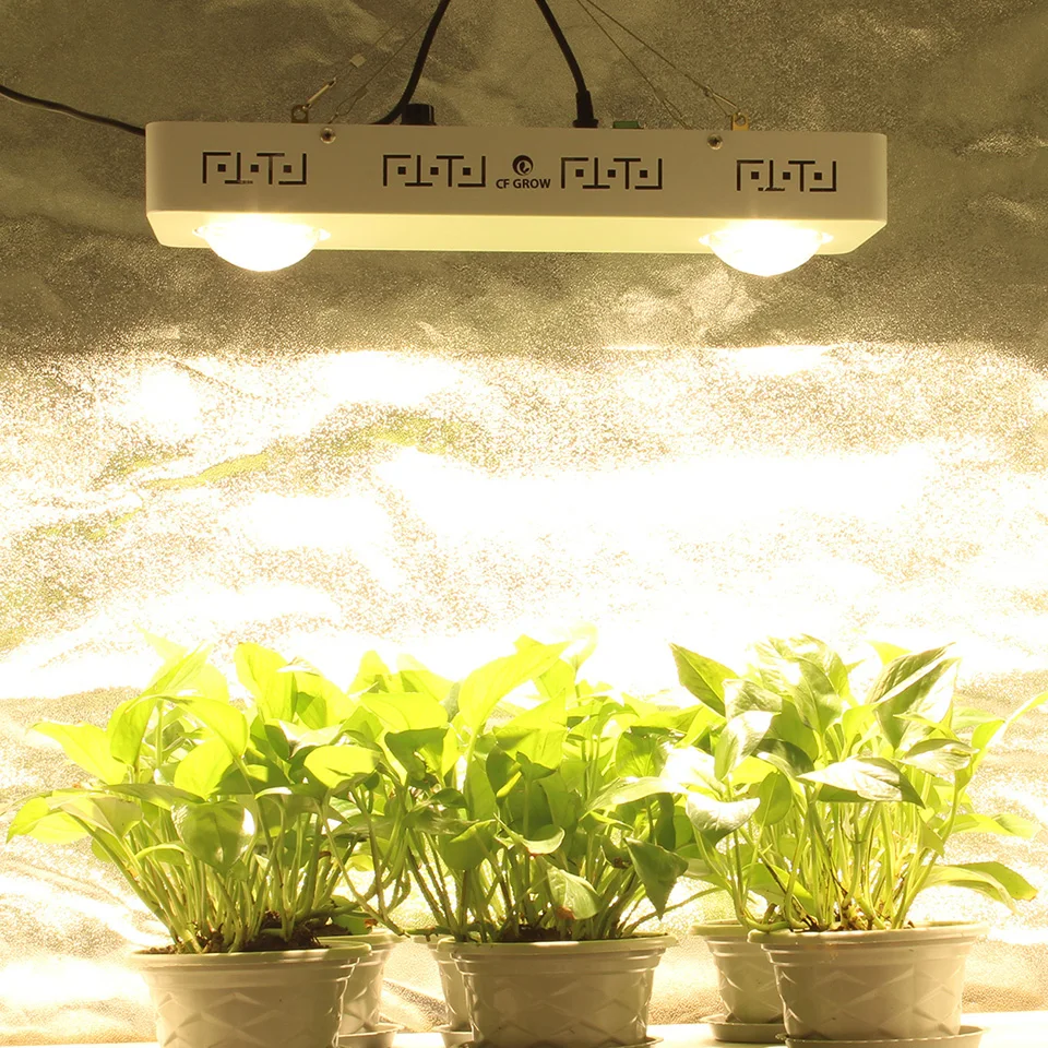 CREE CXB3590 200 Вт COB LED Grow Light полный спектр затемнения 26лм = HPS 400 растущая лампа для