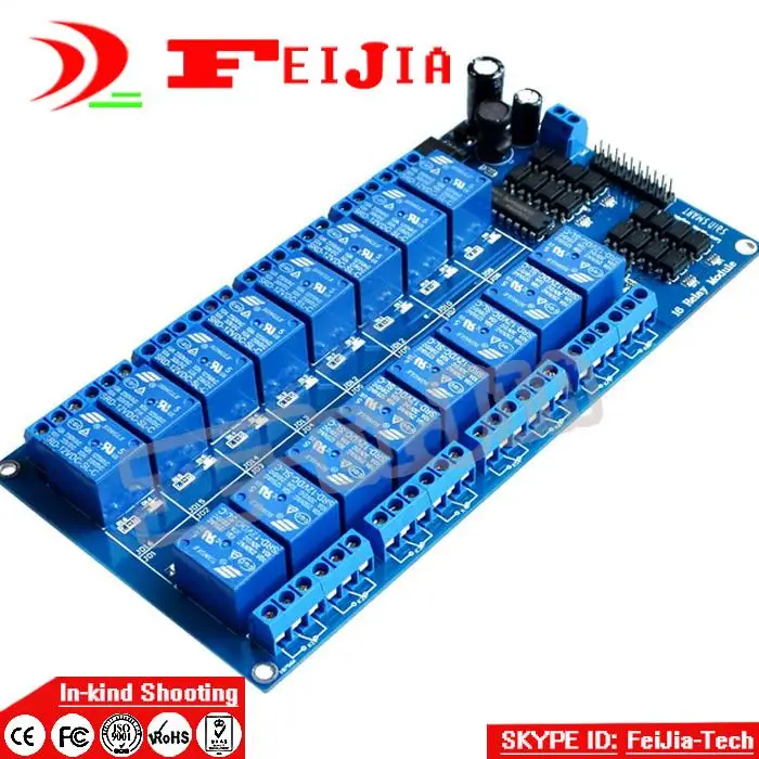 12V 16 Channel Relay Module for Ard uino DSP AVR PIC ARM UNO MEGA 2560 R3 ATMEL ATMEGA 1280 (Blue) Free Shipping
12V 16 Channel Relay Module for Ard uino DSP AVR PIC ARM UNO MEGA 2560 R3 ATMEL ATMEGA 1280 (Blue) Free Shipping