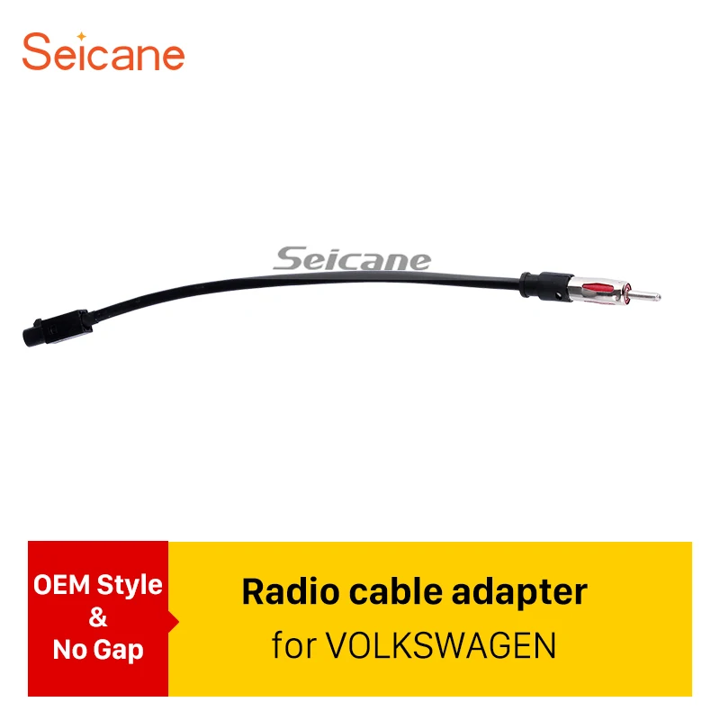 Seicane Top Car Radio Antenna адаптер кабельного штекера для VOLKSWAGEN New Ford Cable adaptador de enchufe Cabo
