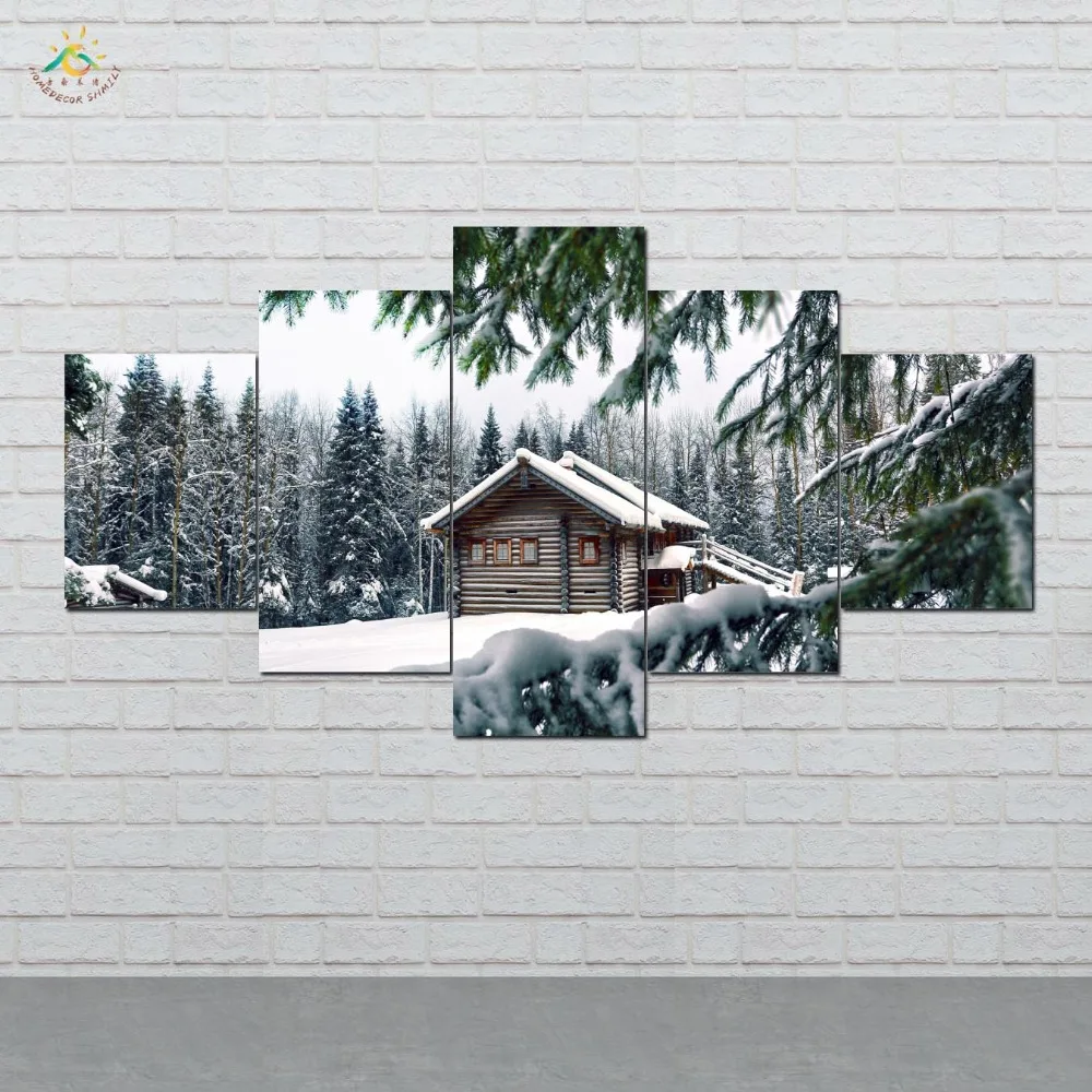 Chalet In the Sonw Modern Canvas Art Prints Poster Wall Painting Home Decoration Artwork Wall Art Pictures for Bedroom 5 PIECES
Chalet In the Sonw Modern Canvas Art Prints Poster Wall Painting Home Decoration Artwork Wall Art Pictures for Bedroom 5 PIECES