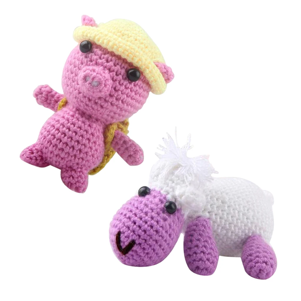 2 Sets DIY Crochet Doll Kit for Kids Beginners Hand Knitting Sheep Pig Stuffed Toy Unfinished
2 Sets DIY Crochet Doll Kit for Kids Beginners Hand Knitting Sheep Pig Stuffed Toy Unfinished