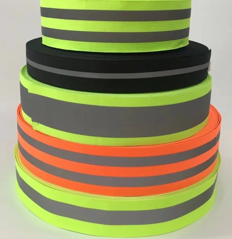 4M Orange Green Luminous Ribbon Reflective Webbing Ribbon Weaving Piping Taps Fabric Tape Warning with Bright Reflective Film
4M Orange Green Luminous Ribbon Reflective Webbing Ribbon Weaving Piping Taps Fabric Tape Warning with Bright Reflective Film