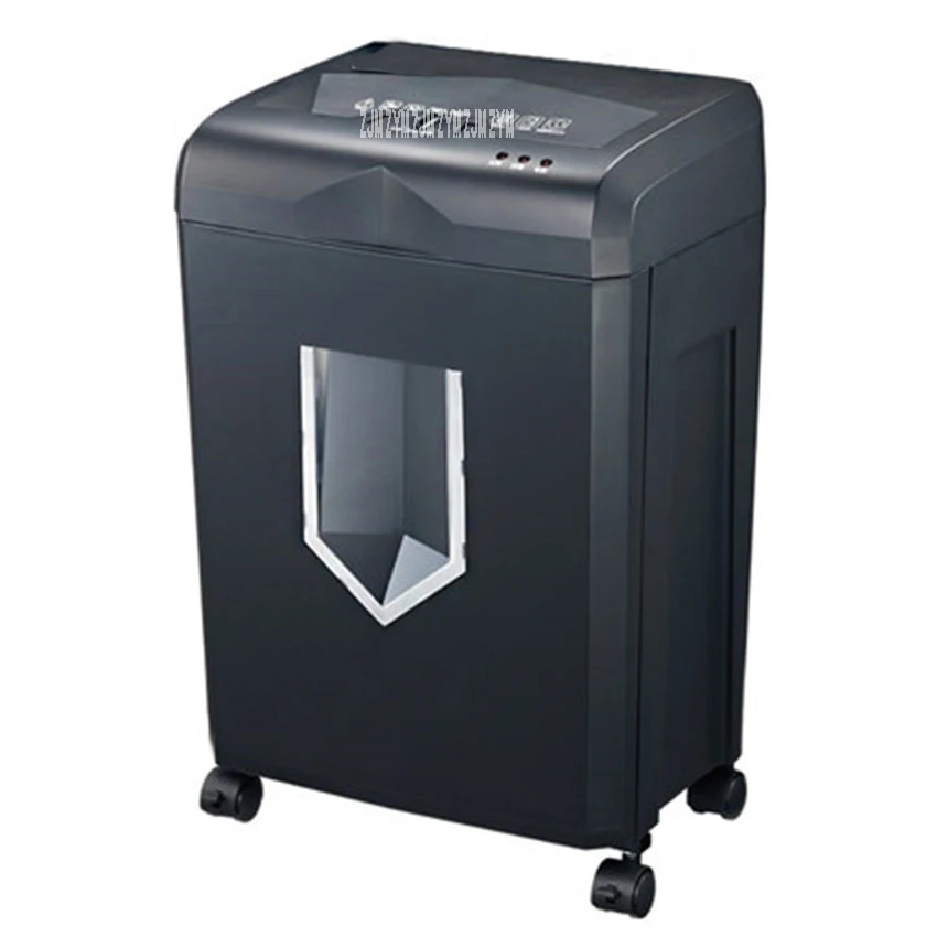 318 220V/50hz cross-cut paper / credit card shredder draw-out 18 liter basket overload capability protect Shredder 150W Power
318 220V/50hz cross-cut paper / credit card shredder draw-out 18 liter basket overload capability protect Shredder 150W Power