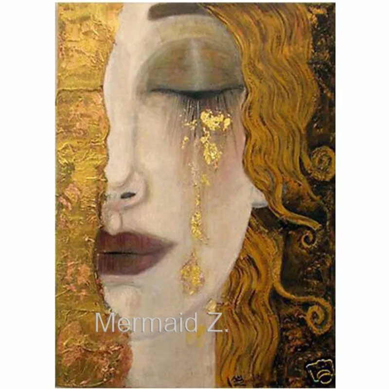 Hand-painted High Quality Artwork Gustav Klimt Adele Bloch-Bauer's Portrait Oil Painting On Canvas Home Decoration Art Painting
Hand-painted High Quality Artwork Gustav Klimt Adele Bloch-Bauer's Portrait Oil Painting On Canvas Home Decoration Art Painting