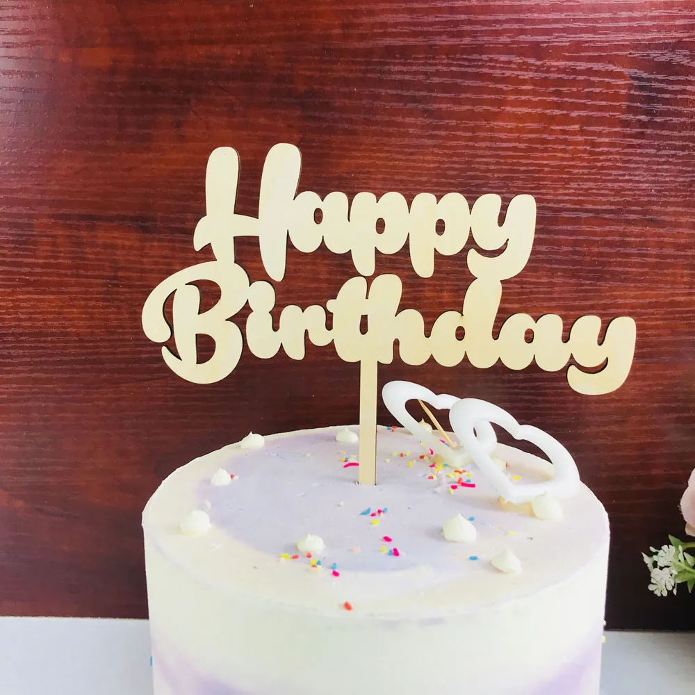 Happy Birthday Cake Topper, Birthday Party Cake Script topper, Color Acrylic Bar Supplies Happy Gifts,Unique Cake Topper
Happy Birthday Cake Topper, Birthday Party Cake Script topper, Color Acrylic Bar Supplies Happy Gifts,Unique Cake Topper