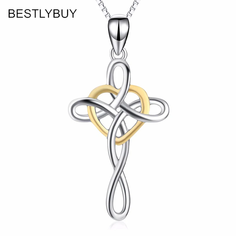 925 Sterling Silver Cross Pendant Necklaces Female Love Heart Necklace Choker Jewelry Gift Kolye Collar Collier Halskette
925 Sterling Silver Cross Pendant Necklaces Female Love Heart Necklace Choker Jewelry Gift Kolye Collar Collier Halskette
