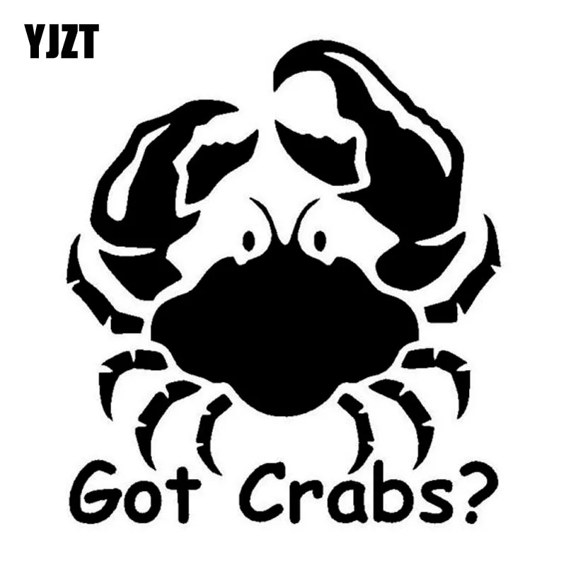 YJZT 12.5*13.8CM Cartoon Fun GOT CRABS Vinyl Decals Car Sticker Black/Silver Accessories S8-1631
YJZT 12.5*13.8CM Cartoon Fun GOT CRABS Vinyl Decals Car Sticker Black/Silver Accessories S8-1631