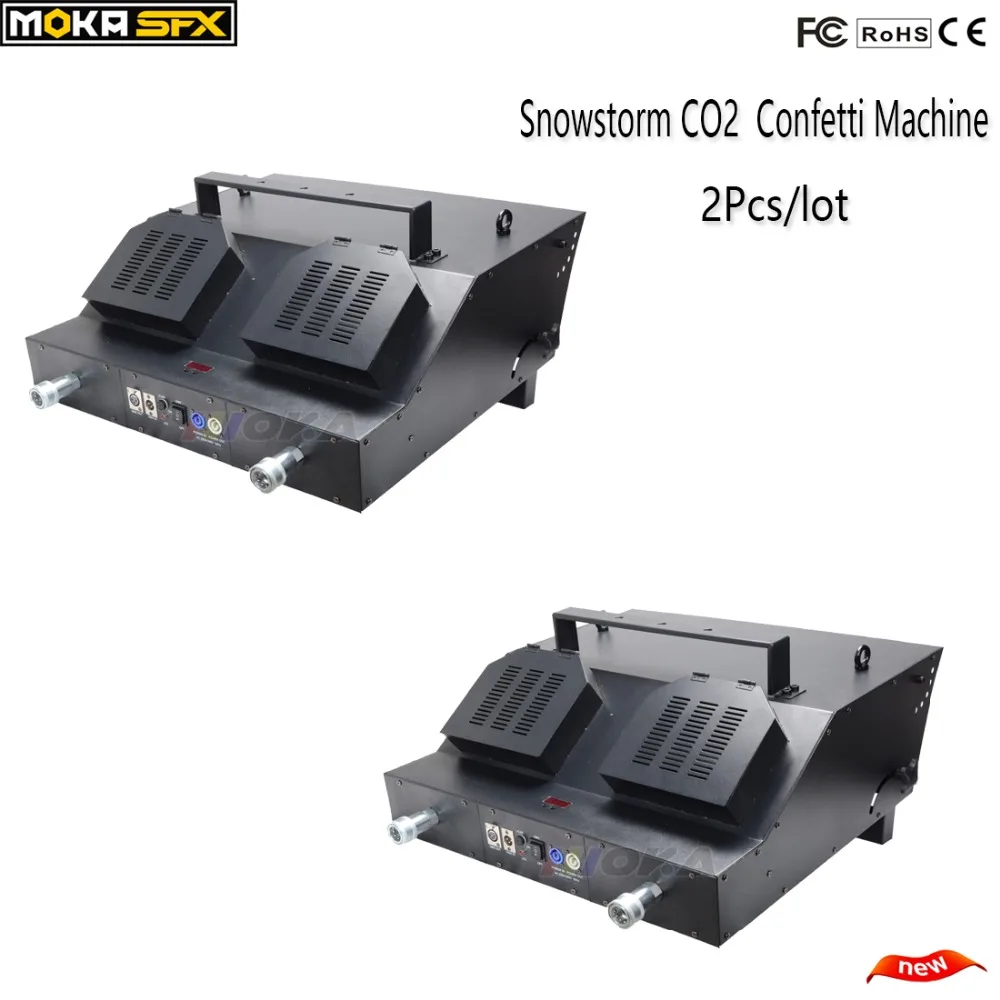 2Pcs/lot Snowstorm CO2 Confetti Machine DMX CO2 Confetti Cannon Machine Professional Equipment Stage Effect
2Pcs/lot Snowstorm CO2 Confetti Machine DMX CO2 Confetti Cannon Machine Professional Equipment Stage Effect