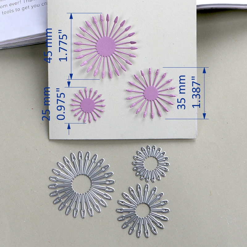 DUOFEN METAL CUTTING DIES 2019 New varieties of circle flowers stamens stencil for DIY papercraft projects Scrapbook Paper Album
DUOFEN METAL CUTTING DIES 2019 New varieties of circle flowers stamens stencil for DIY papercraft projects Scrapbook Paper Album