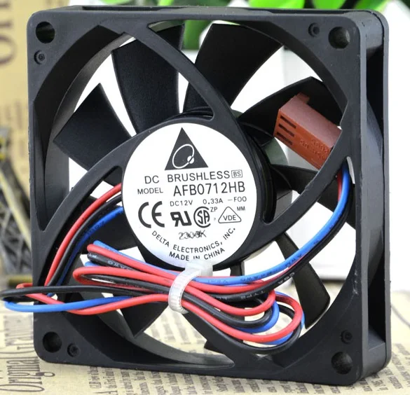SSEA New cooling fan for Delta AFB0712HB DC12V 0.33A 7CM 7015 70x70x15mm Double ball bearing
SSEA New cooling fan for Delta AFB0712HB DC12V 0.33A 7CM 7015 70x70x15mm Double ball bearing