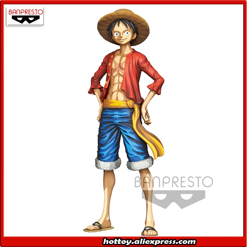 100% оригинальная Коллекционная Фигурка Banpresto Великолепная обезьянка D. Версия Luffy