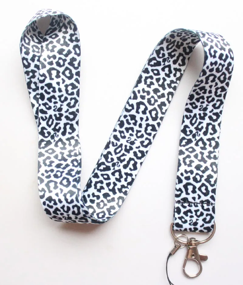 Free Shipping 10pcs black with white Leopard Key lanyard ID Badge Mobile Neck Strap ID Holders H-24
Free Shipping 10pcs black with white Leopard Key lanyard ID Badge Mobile Neck Strap ID Holders H-24