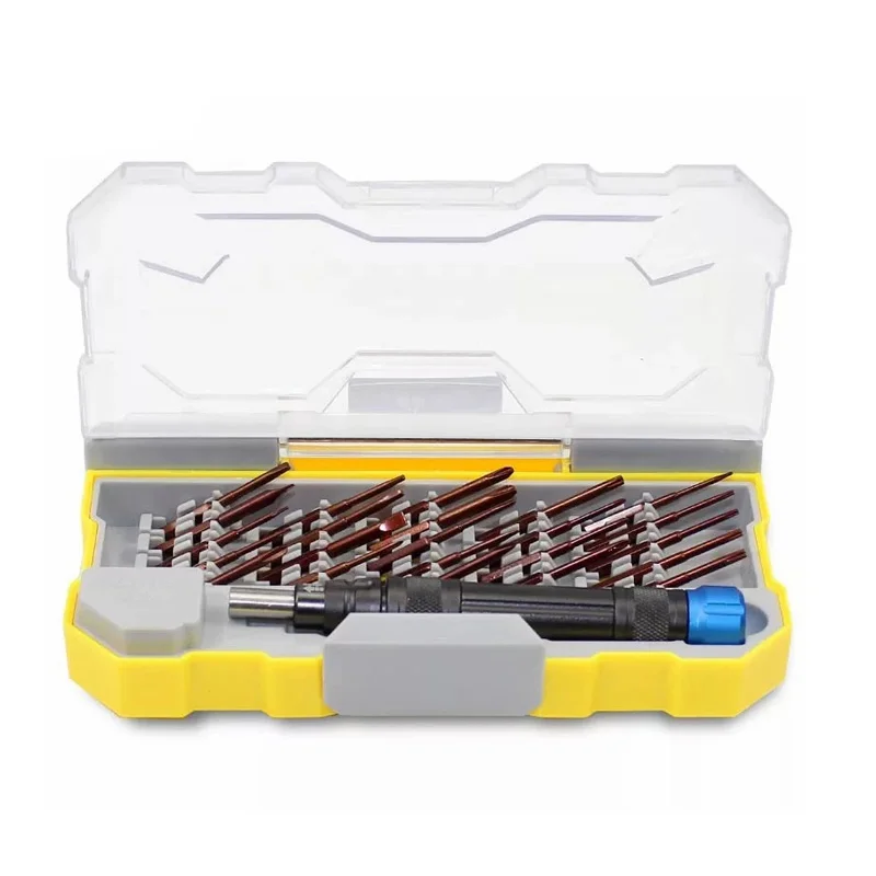 24 IN 1 Alloy Steel Precision Screwdriver Set Multifunction For Apple Android Disassemble Combination Repair Screwdriver Tool
24 IN 1 Alloy Steel Precision Screwdriver Set Multifunction For Apple Android Disassemble Combination Repair Screwdriver Tool