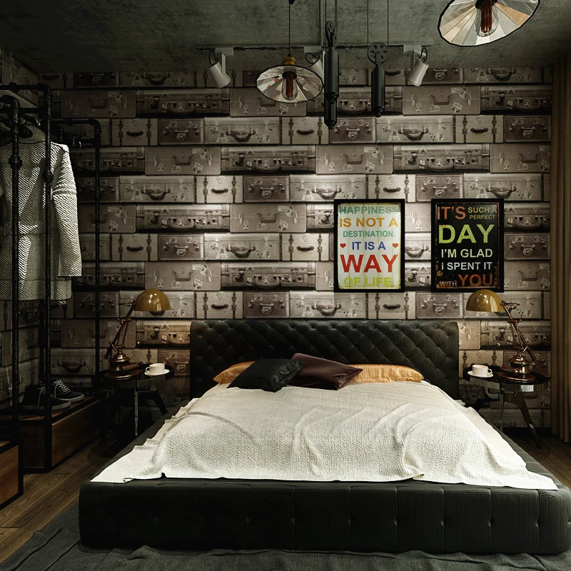 Fashion Vintage Leather Suitcase 3D Wallpaper Roll For Cafe Shop Decoration Waterproof Luggage Personalized Wall Paper for Shop
Fashion Vintage Leather Suitcase 3D Wallpaper Roll For Cafe Shop Decoration Waterproof Luggage Personalized Wall Paper for Shop