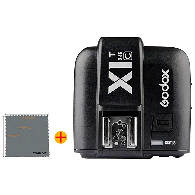 GODOX X1T-C TTL HSS 32 Channels Wireless LCD Flash Trigger Transmitter for Canon Cameras and Godox TT685C TT600 Ad360
GODOX X1T-C TTL HSS 32 Channels Wireless LCD Flash Trigger Transmitter for Canon Cameras and Godox TT685C TT600 Ad360