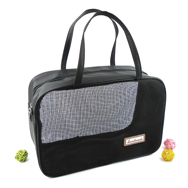 RU и br 2 шт. косметический набор Мода сетке сумка для womem Для мужчин Travel Organizer Макияж