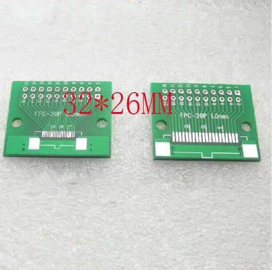 Бесплатная доставка FPC 20P переводная доска FFC переключатель 2 54 line TFT LCD панель 1 мм 0