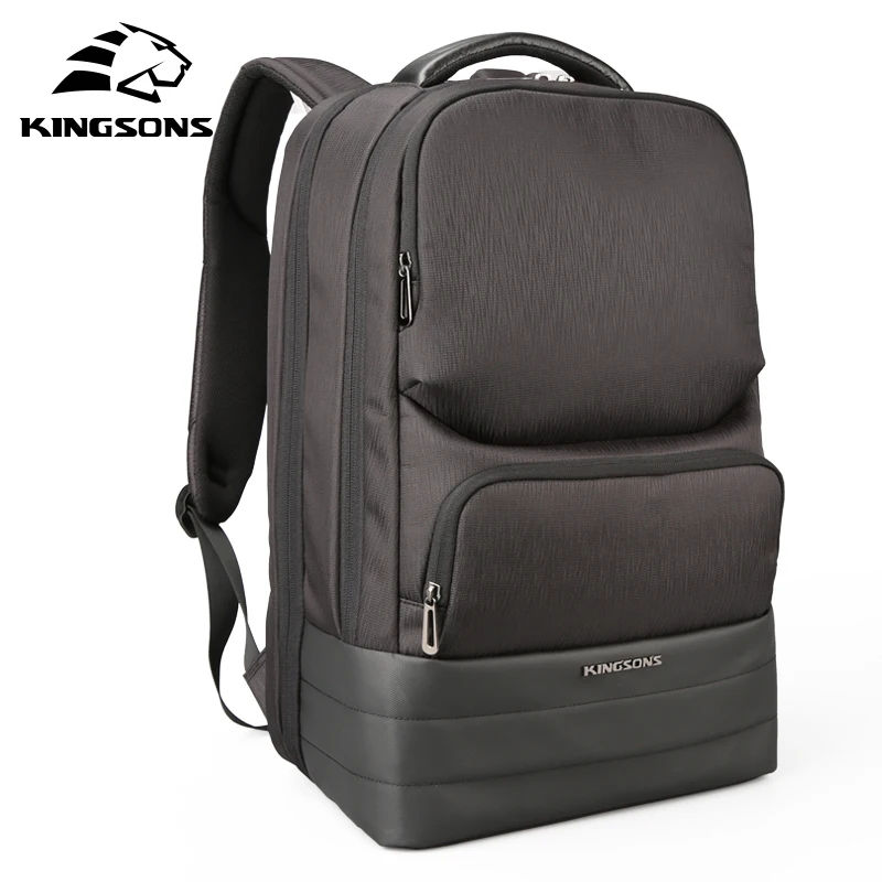 Kingsons 15.6 inch Large Capacity Laptop Backpack Men's Business Travel Backpack Student Bag Water Repellent 2.0 USB Recharging
Kingsons 15.6 inch Large Capacity Laptop Backpack Men's Business Travel Backpack Student Bag Water Repellent 2.0 USB Recharging